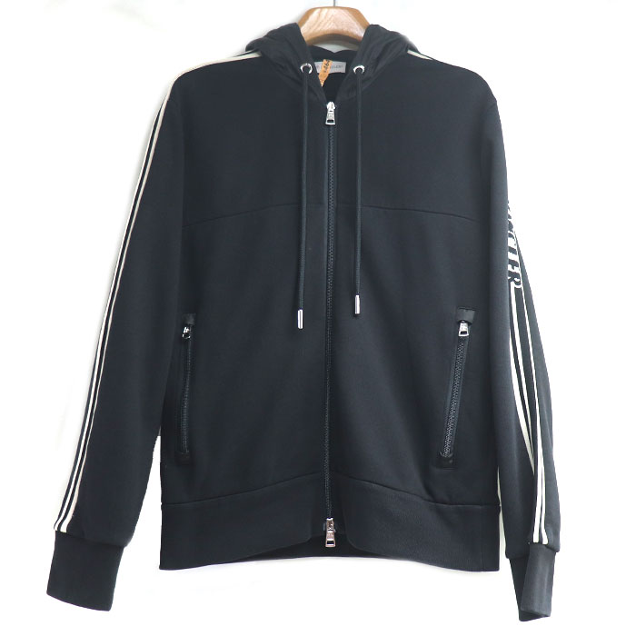MONCLER モンクレール MAGLIA CARDIGAN パーカー ブラック F10918G70200 M メンズ 中古
