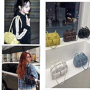 【Matin kim】 Nylon Boston Bag ラウンドバッグ 7色 MATIN KIM】NYLON BOSTON BAG☆送料・関税込 (Matin Kim