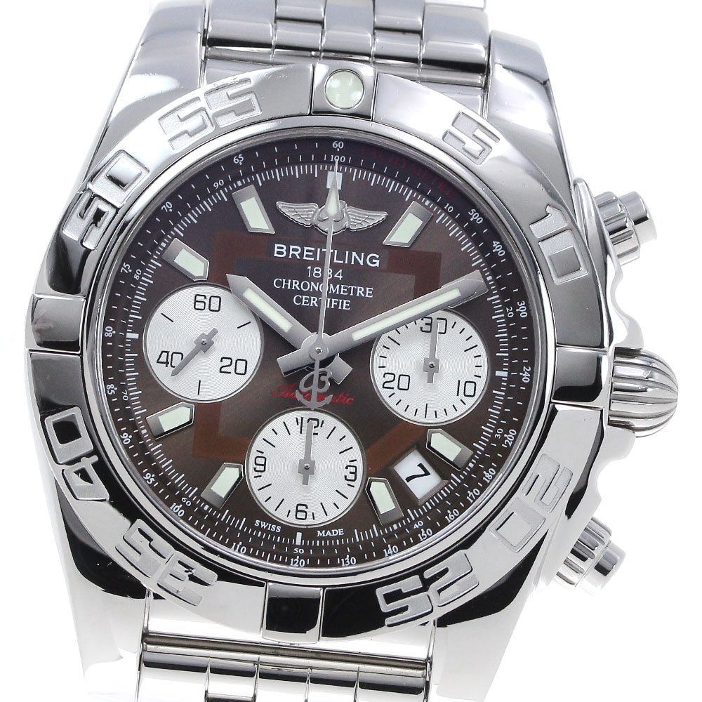 ブライトリング BREITLING AB0140 クロノマット41 クロノグラフ 自動巻き メンズ 美品 箱付き_850216【中古】