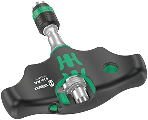 Wera(ヴェラ) 05023461001 T型差替式ドライバー Rapidadaptor クイックリリースチャック付 416 RA 1/4×45mm 日本正規輸入品