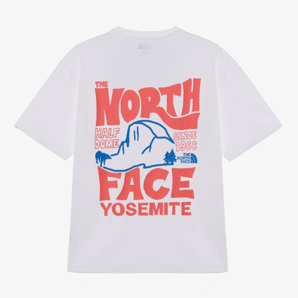 ザ・ノース・フェイス NT7UR07K ホワイトレーベルハーフドームショートスリーブラウンドティー_ホワイト