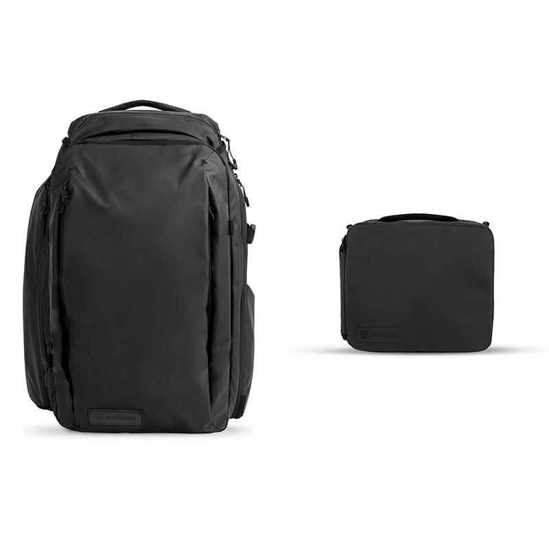 ワンダード(WANDRD) トランジット トラベル バックパック 45L ブラック　エッセンシャル プラス カメラ キューブ付き