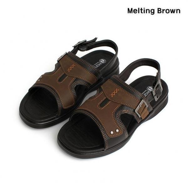 メンズカジュアルデイリークッションサンダル2色