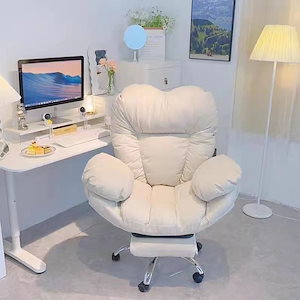 怠け者のパソコンソファーチェア家庭用快適長時間座ることができる裏書デスクチェアキャスター生中継椅子寝室怠け者チェア