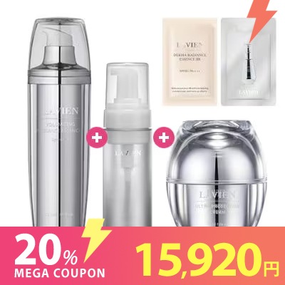 ボリューマイジング 3種セット(トナー+ピンクエッセンス+クリーム) 弾力のためのスキンケアルーチン 15,323円