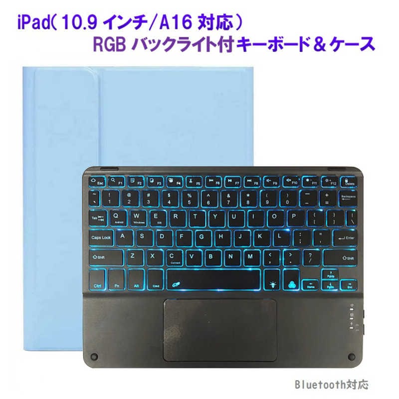 ROYALMONSTER　iPad(10.9インチ/A16対応)キーボード＆ケース SB　RM-2221-109SB