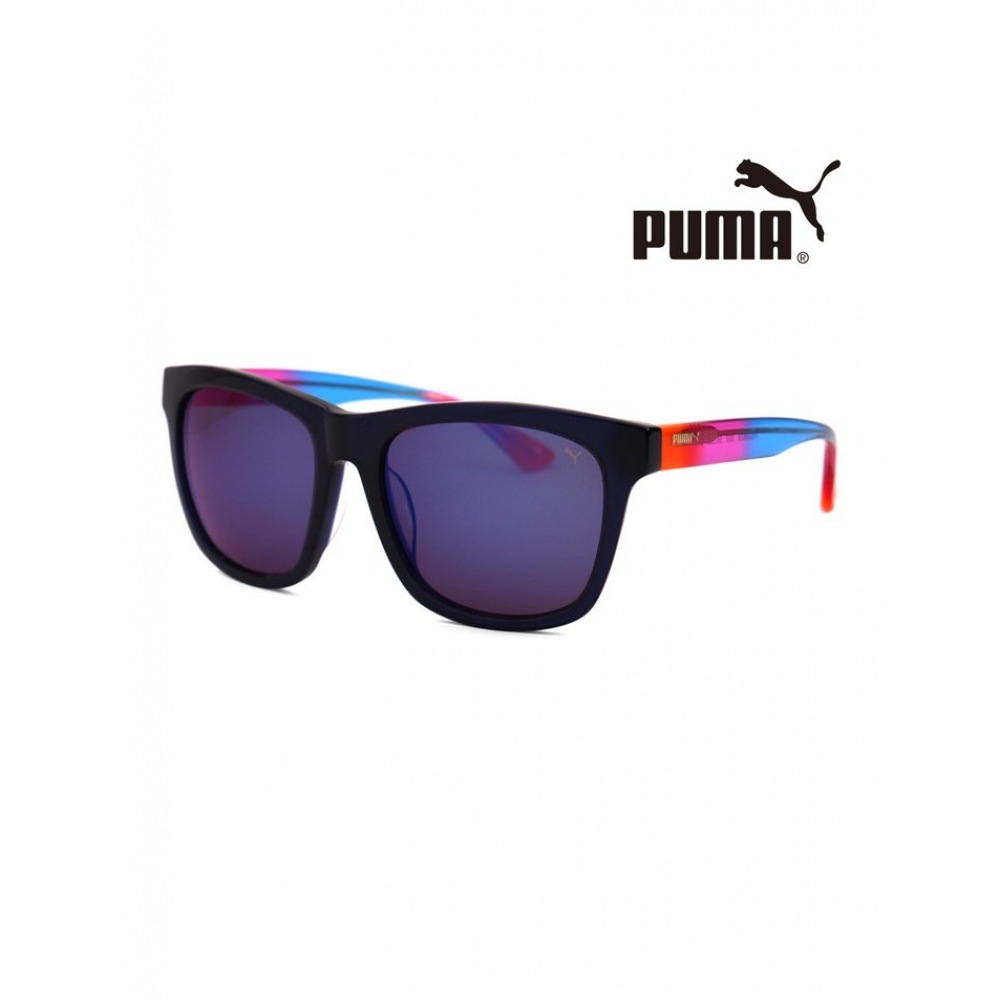 プーマスクエアホーンリムオーバーアジアンフィットミラーサングラス 14