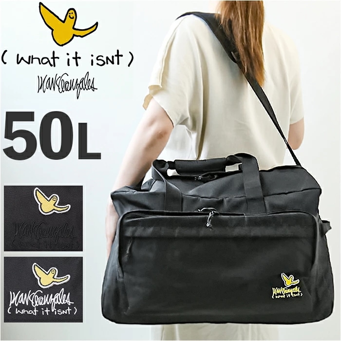 What it isNt MARK GONZALES ボストンバッグ 大容量 50L 通販 ボストンバック ショルダーバッグ 2H9-13194 ショルダーバック ショルダー ショルダーベルト 手持ち