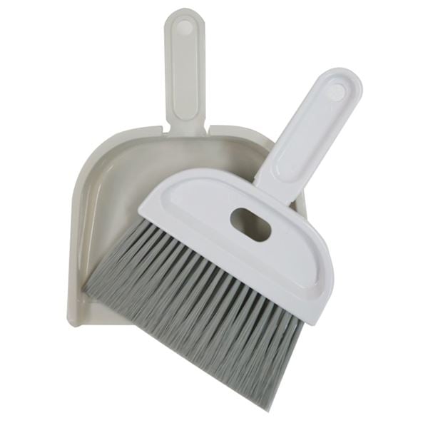 デスク掃除用 箒/ほうき (約幅17cm) ちりとり付き デスク周り 車内 掃除 サッとる テーブルホーキ ミニ (60個セット) 14,660円