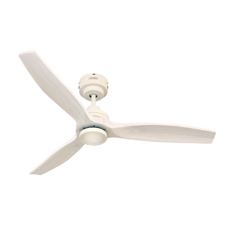 ライフオンプロダクト　Modern Collection LED シーリングファン DCモーター REAL wood blades JAVALO ELF ［リモコン付き］　JE-CF044-WH