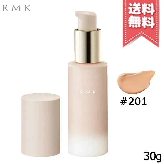 【送料無料】RMK アールエムケー ラスティング ジェルクリーミィファンデーション SPF23/PA++ #201 30g