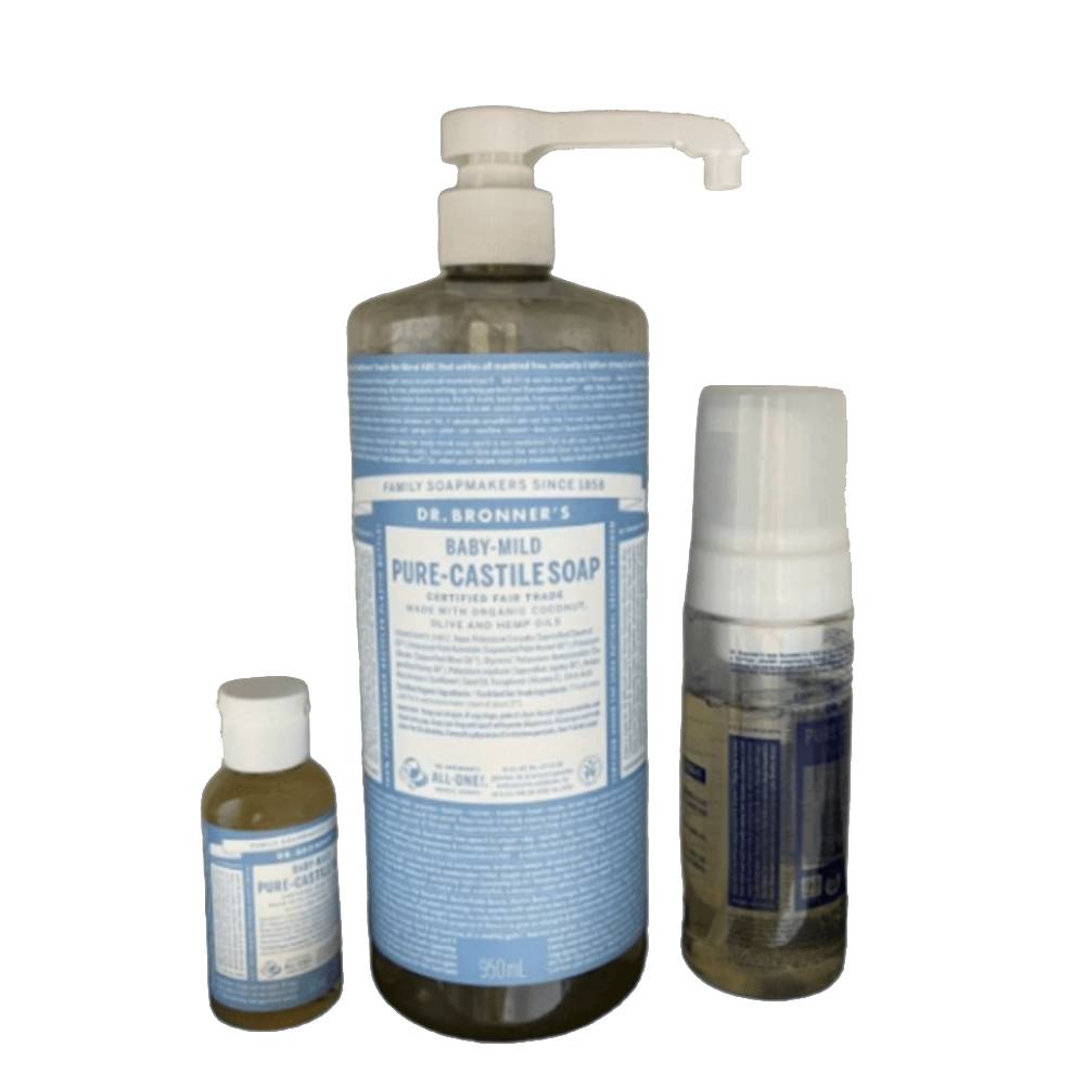 ドクターブローナス キャスティル ソープ クレンザー 950ml+60ml+専用ポンプ泡容器