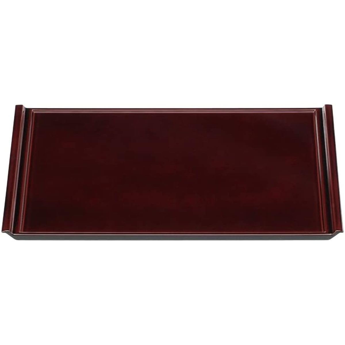 J-kitchens お盆 日本製 黒塗り 盆 トレー 2尺フライト 溜毘沙門天塗(59.6cm x 44.6cm x 2.5cm)
