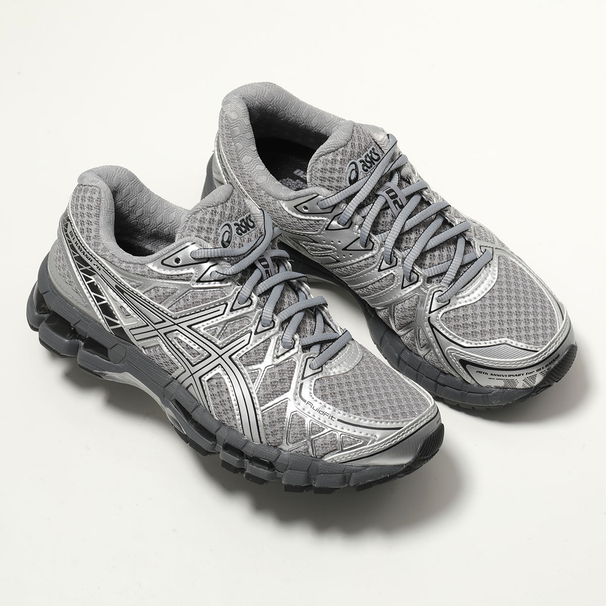 ASICS アシックス スニーカー GEL－KAYANO 20 ゲル カヤノ 1203A388 レディース ローカット 厚底 シューズ 靴 020/GRAVEL/PURE-SILVER