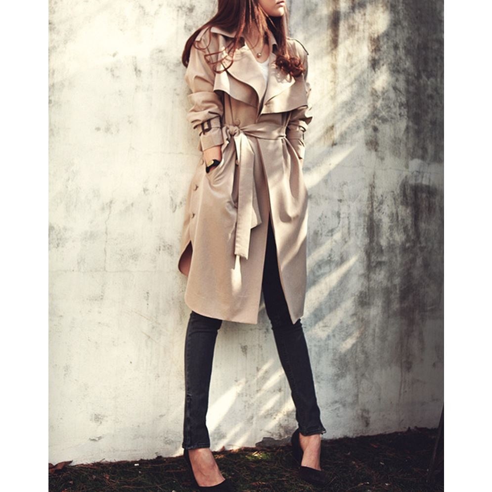 5152.サイドボタントレンチコート 2019 春夏 sale 春夏 sale アウター ジャケット 美ライン おしゃれ カジュアル ミディアム エレガント オフィス ビジネス お出かけ 女子会 普段