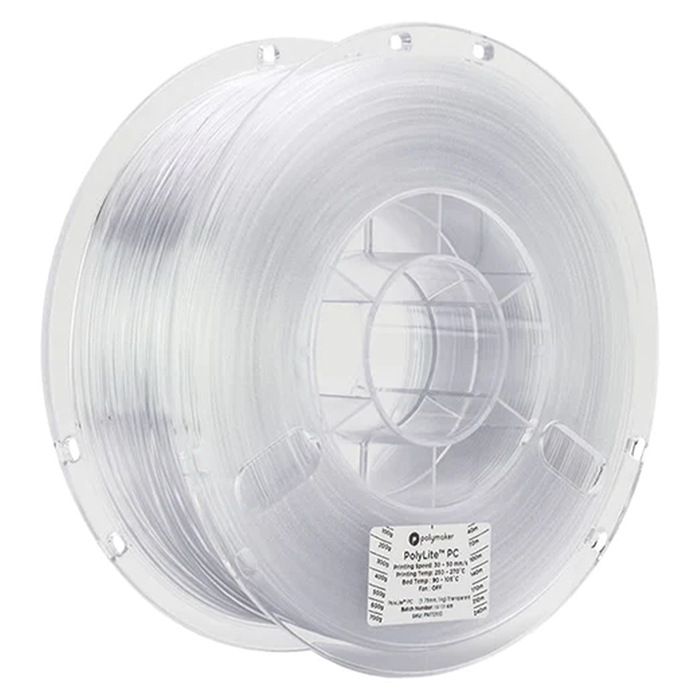 フィラメント PolyLite PC (1.75mm, 1kg) Transparent