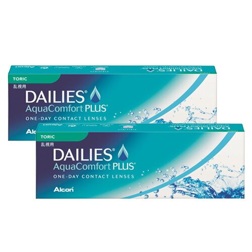 メガ割対象 [メーカー直送]デイリーズアクアコンフォートプラストーリック(30枚入)2箱/乱視用