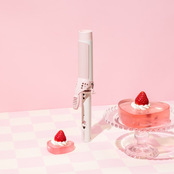 ボダナ グラムウェーブ 棒ヘアアイロン プリボルト 36mm ストロベリークリーム