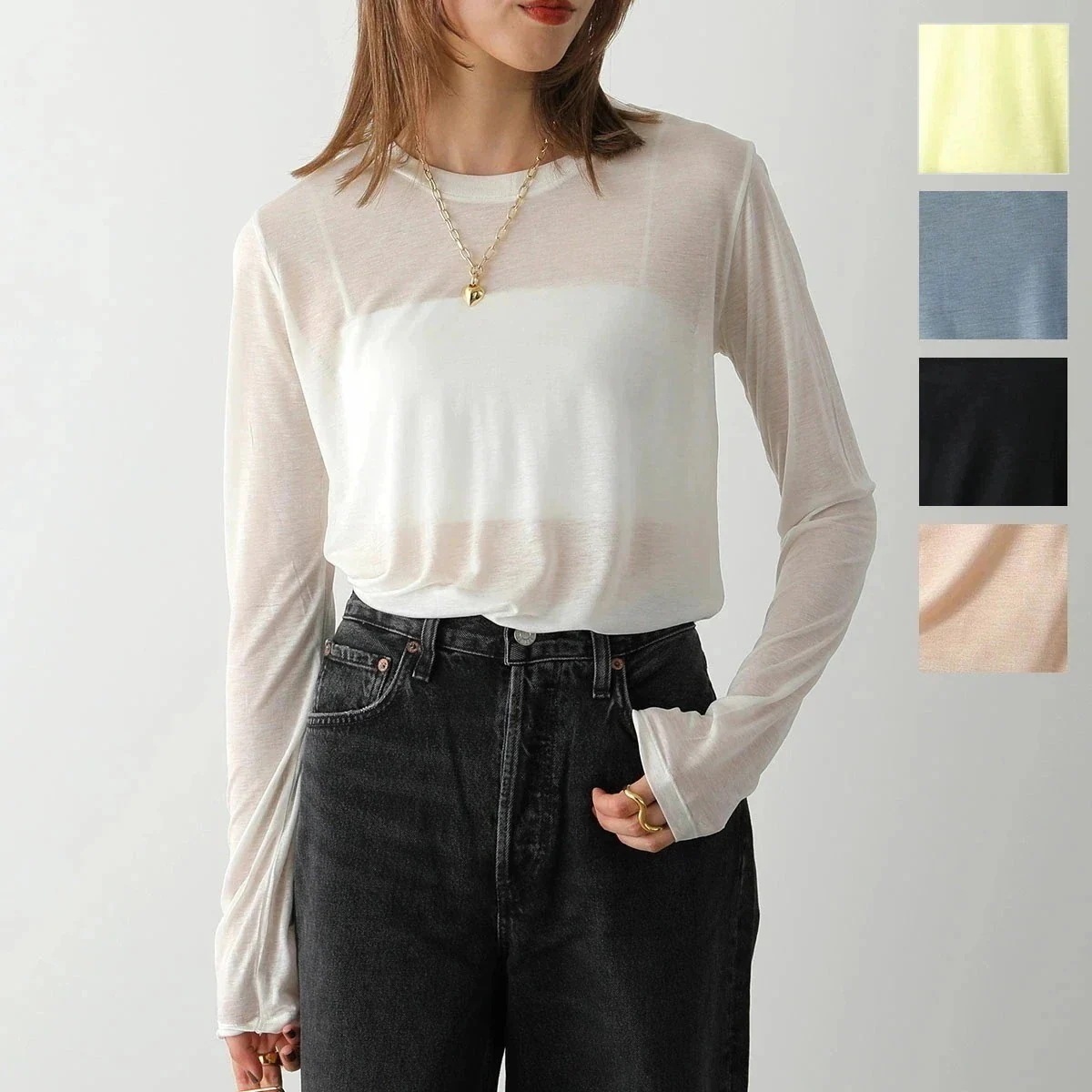 BASERANGE ベースレンジ Tシャツ LONG SLEEVE TEE TOLS BL 000 WI23 SP24 レディース 長袖 カットソー ロンT ク 【mega】 14,542円