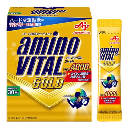 味の素 アミノバイタル GOLD グレープフルーツ味 粉末 30本入箱 アミノ酸 4000mg BCAA EAA コンディショニング 5,296円