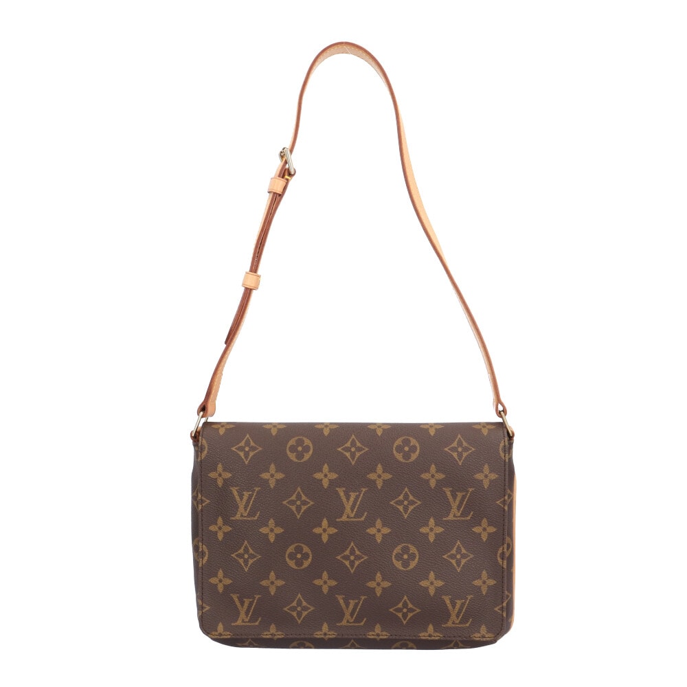 ルイヴィトン ミュゼットタンゴ ショート モノグラム ショルダーバッグ モノグラムキャンバス M51257 ブラウン LOUIS VUITTON 中古