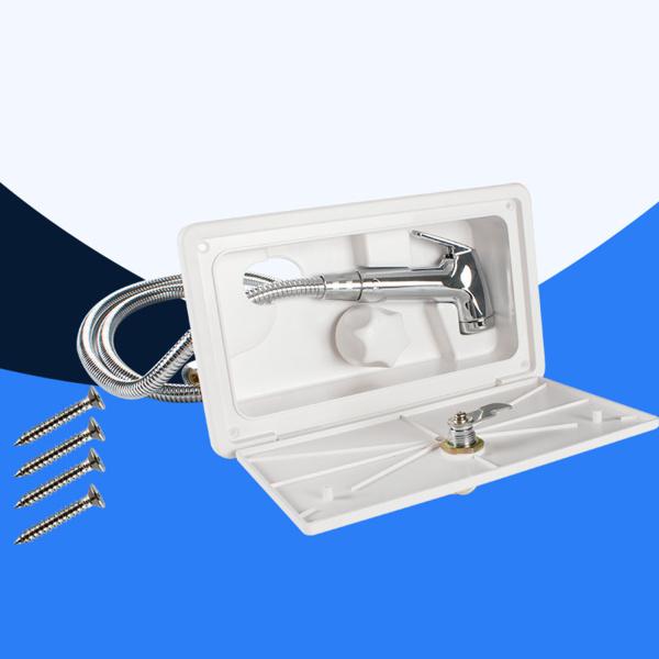 RVエクステリアアウトサイドシャワーマリンキャンプトラベルアクセサリーパーツホワイト