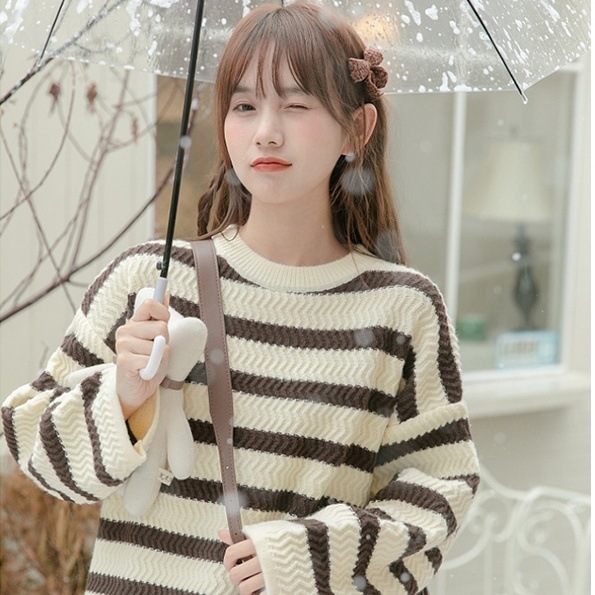 トップス ニットソー プルオーバー ショート丈 袖あり 長袖 ボリューム袖 ドロップショルダー ラウンドネック ワイド ニット 大人可愛い きれいめ シンプル カジュアル 大人 上品 お洒落 大人女子 6,421円