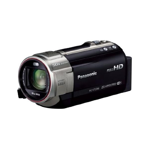 【中古】パナソニック デジタルハイビジョンビデオカメラ V720 内蔵メモリー64GB ブラック HC-V720M-K