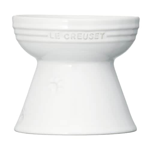 ル・クルーゼ(Le Creuset) ハイスタンド・ペットボール ホワイト 犬 猫 防汚 電子レンジ 対応 【日本正規販売品】