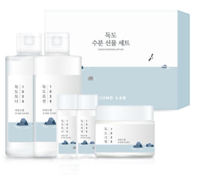 1025 独島 保湿スキンケアギフトセット（トナー220ml＋ローション220ml＋クリーム50ml）韓国コスメ・敏感肌・水分補給・低刺激・鎮静ケア・保湿クリーム / 美容液 4,865円