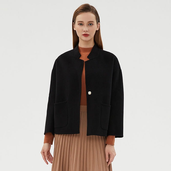 コート レディース ウール ショートコート ウールコート ショート アウター 冬服 韓国ファッション 春 秋 冬 防寒 保温 厚手 暖かい 大きいサイズ きれいめ オリジナル 細身 高品質 高級 OL