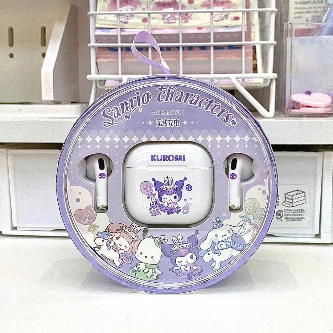 かわいいヘッドセット Bluetooth 電池寿命 クロミ ワイヤレス 新品少女漫画