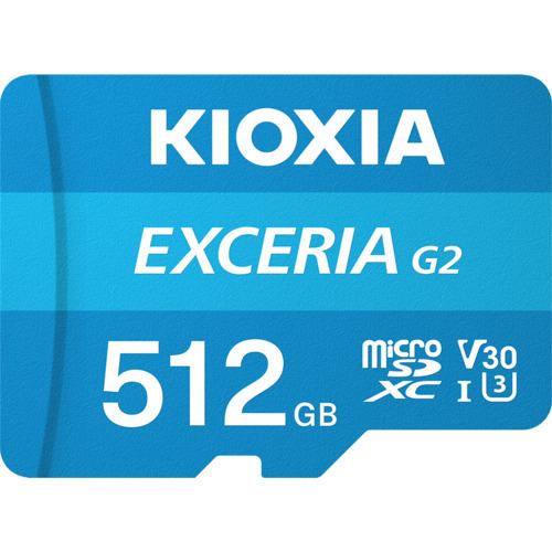 高品質の人気 [推奨品]KIOXIA KMU-B512G microSDXCカード EXCERIA G2 512GB SDカード