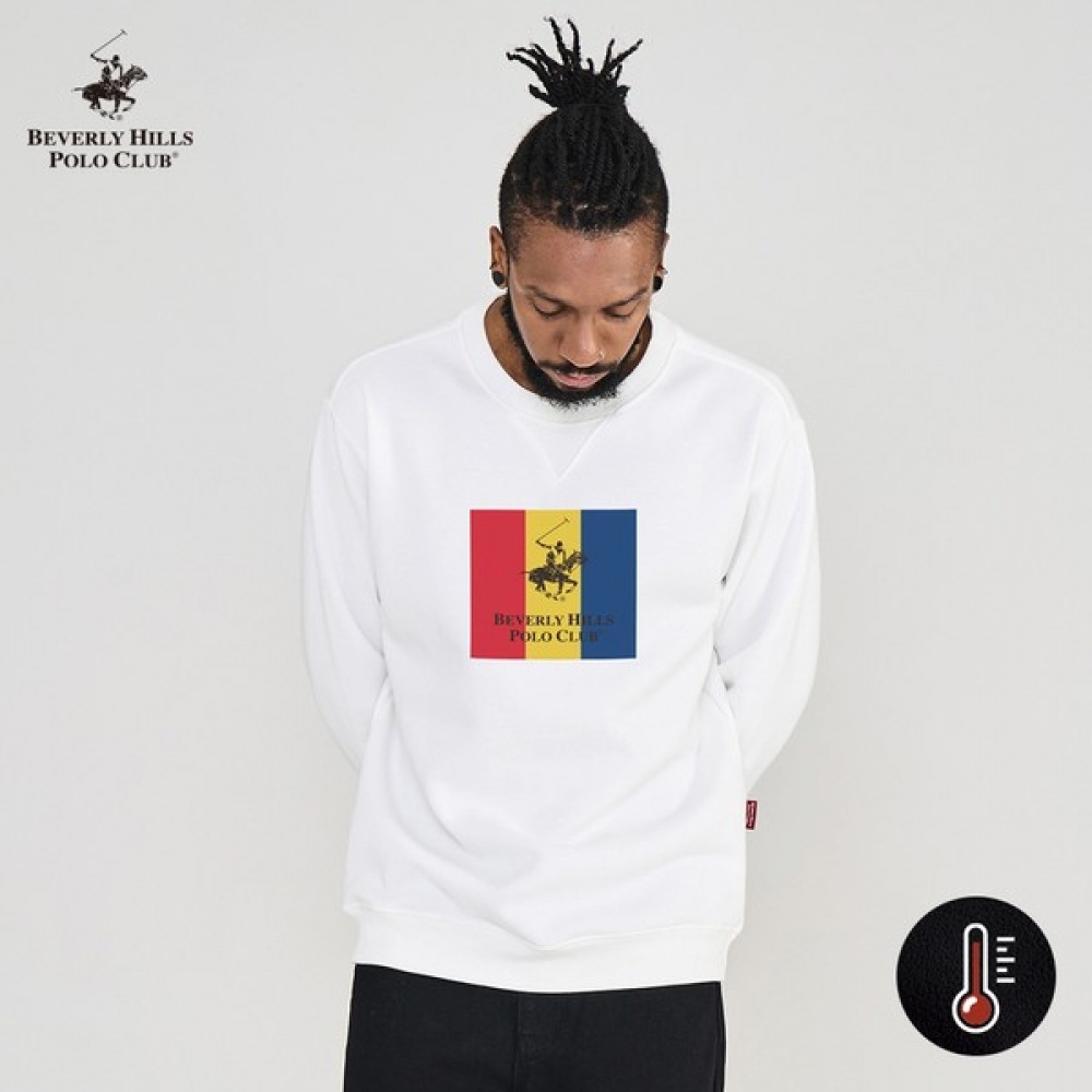 (ビバリーヒルズポロクラブ) トリプルエッジカラー起毛スウェットシャツ 5,730円