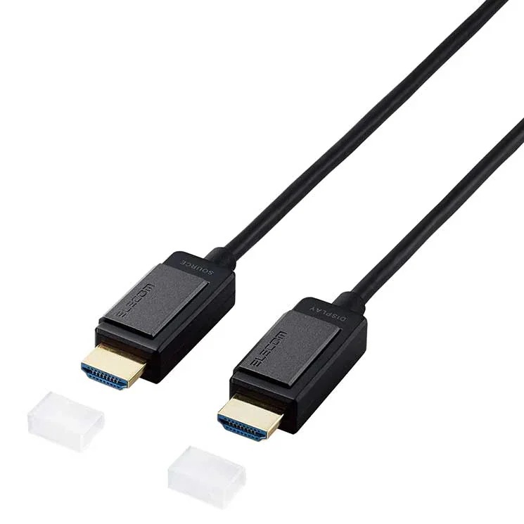 HDMIケーブル 15m 4K 60p 金メッキ 長尺 無給電タイプ ARC ブラック