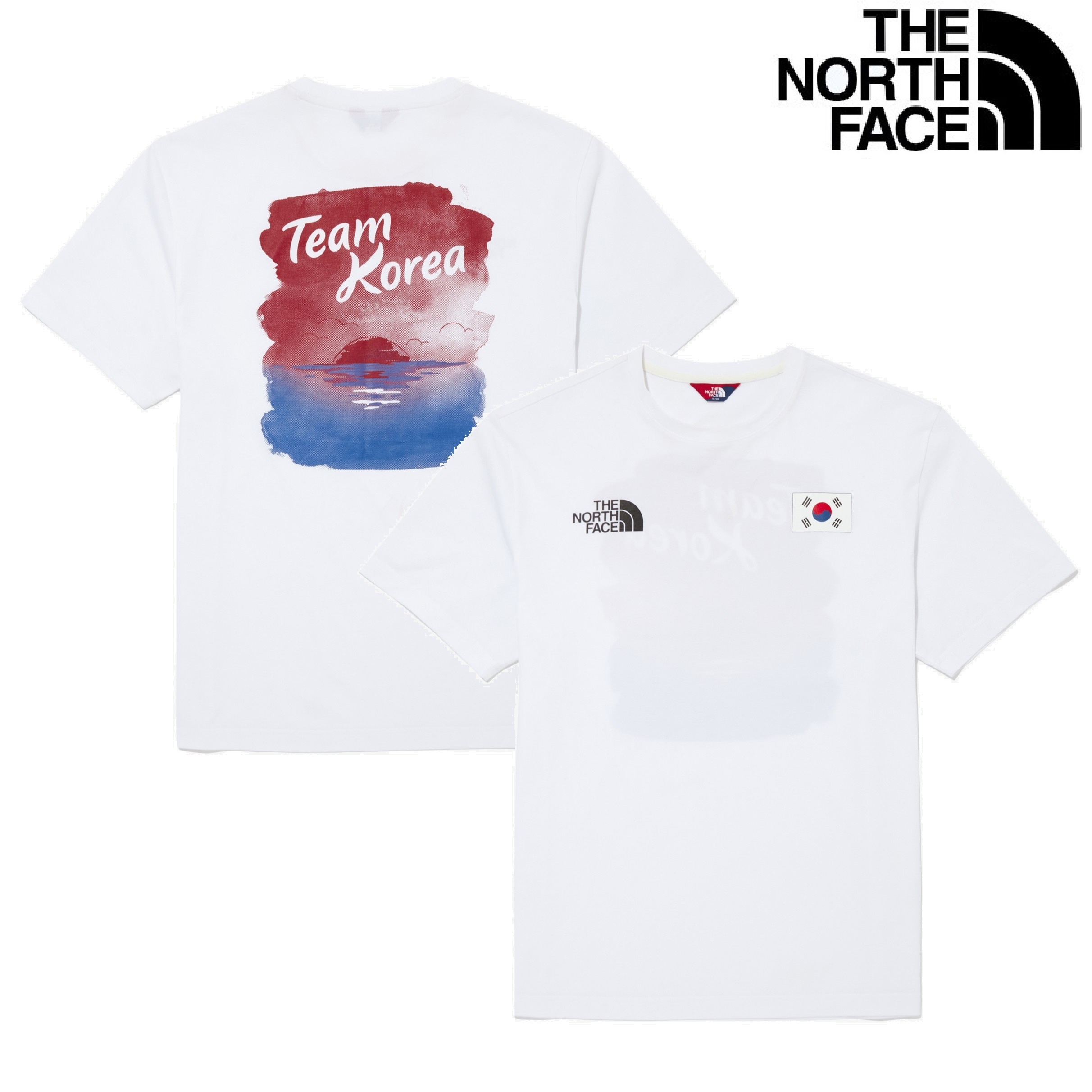 PO TEAMKOREA COLORING S/S R/TEE/R Tシャツ 新商品 韓国ファッション 韓国人気 男女共用 日常服 ストリートファッション 夏ファッション 学生ファッション