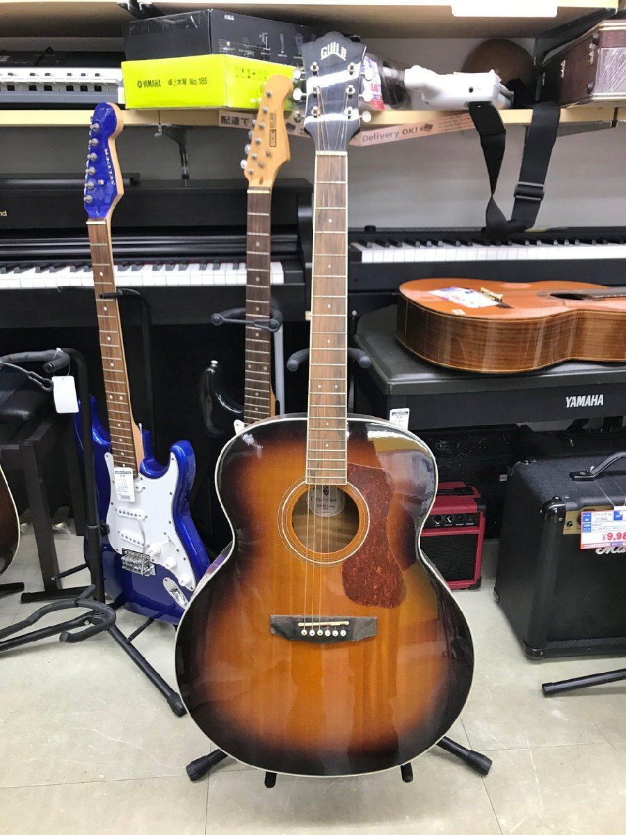 ギルド GUILD エレキアコースティックギター F-250E Deluxe 弦楽器 ソフトケース付き ［静岡市］店頭併売品 2601LR906