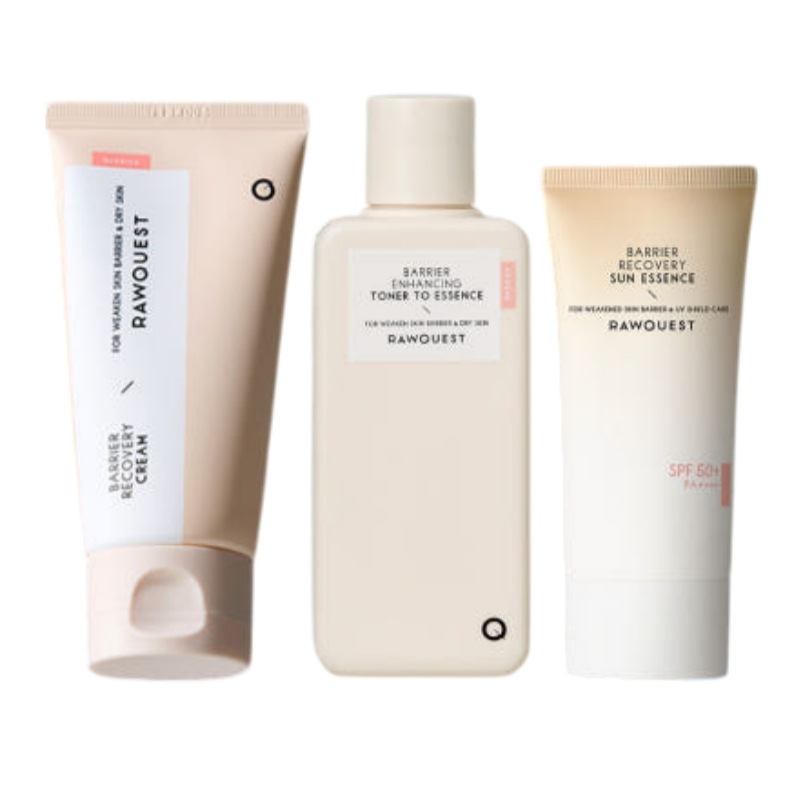 バリア リカバリー 3点セット（リカバリークリーム 80mL + トナー・トゥ・エッセンス 200mL + サンエッセンス 50mL）