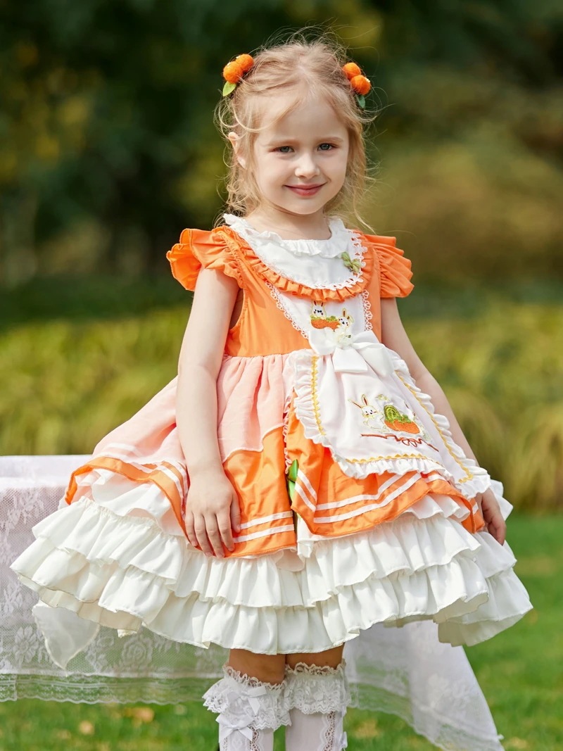 ロリータプリンセスドレスガールズギフトドレスノースリーブタンクトップ