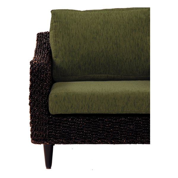 クッションカバー グリーン 3人掛け用 替えカバー RL-1430C-3C-GR