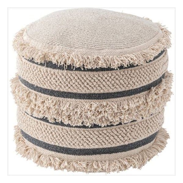 ラウンドスツール ベージュ 約φ45×H43 FAB-005B