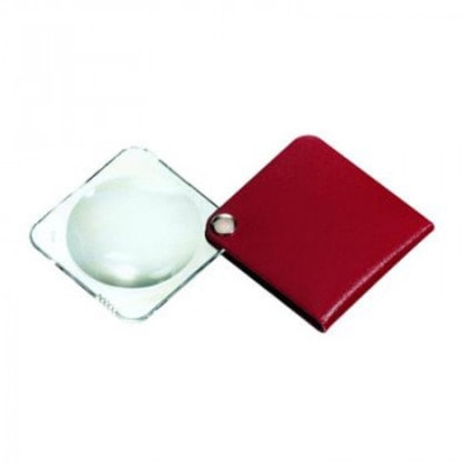 エッシェンバッハ ハンディルーペ (3.5倍) 角 レッド 1752-160