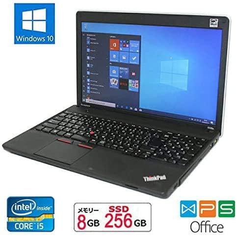 【Win 10搭載】 ThinkPad E530c 第3世代Core i5 2.6GHz／８GBメモリ／SSD 256GB／15.6インチ／WiFi／テンキー【最新版Office無線マウス】パソコ