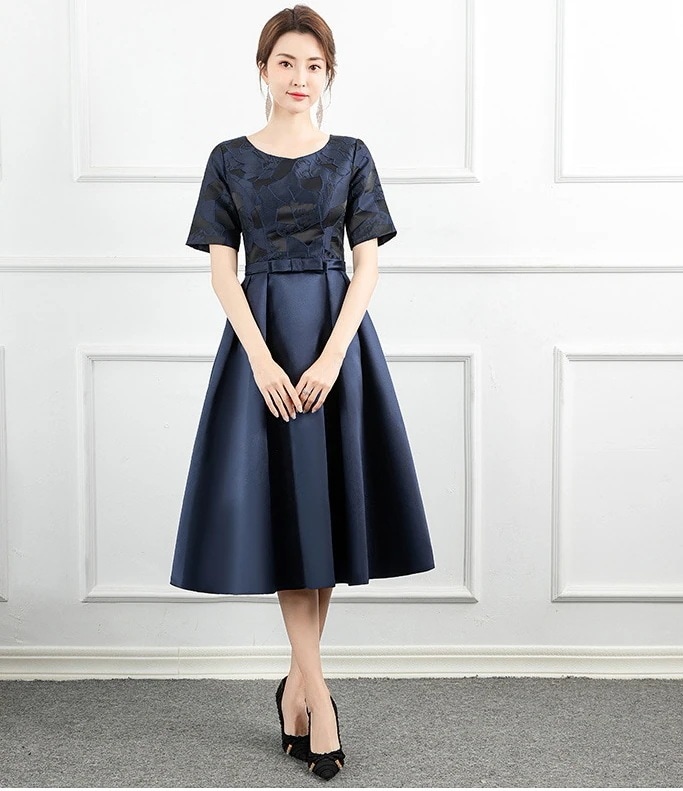 ウェディングドレス膝丈ワンピースブライドメイドドレスパーティードレス飲み会結婚式披露宴