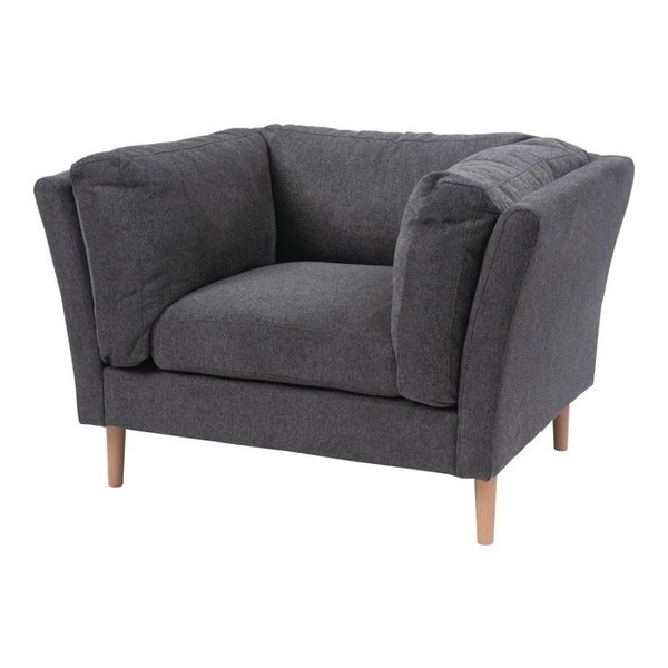 CL-173DGY フォーク [1人掛けソファ] メーカー直送