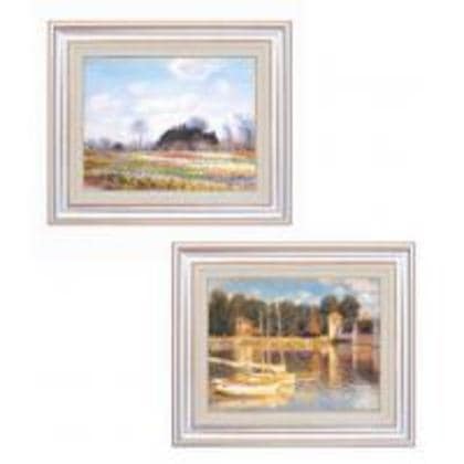 モネ名画額F6AS 1736540・花畑