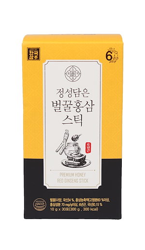 おいしい はちみつ 6年根 高麗紅参 スティック 30包 韓国高麗 人参 サプリ 紅参 エキス ジンセノサイド 健康食品 サポニン