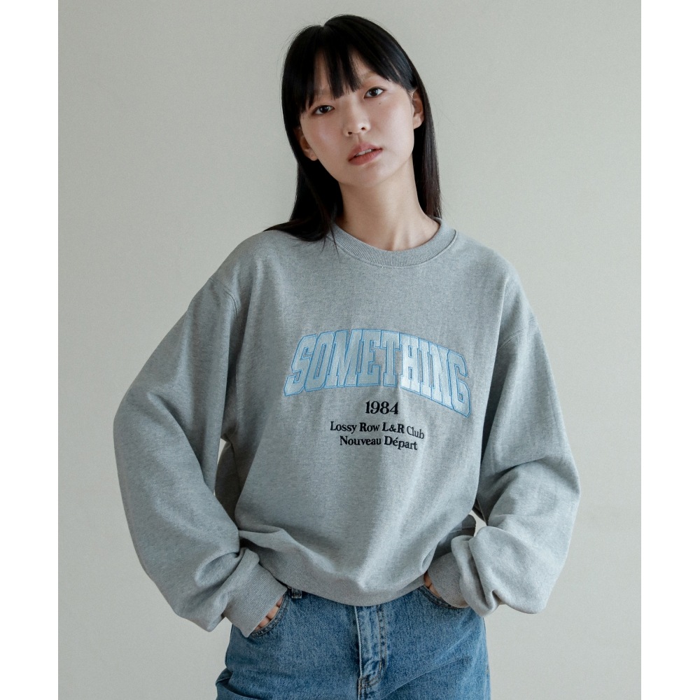 LOSSYROW Lossy Something スウェットシャツ_グレー