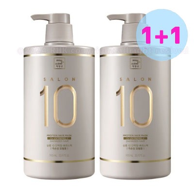 【ヘアパック 990ml 2個】サロン10 タンパク質 エッセンス 極ダメージヘアパック/미쟝센 살롱10 단백질 에센스 극손상 헤어팩/1+1
