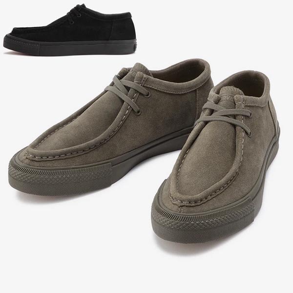 メンズ レディース スエード スニーカー CS モカシン SK ローカット cs moccasins sk ox ブラック トープ